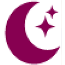 Maroon moon icon